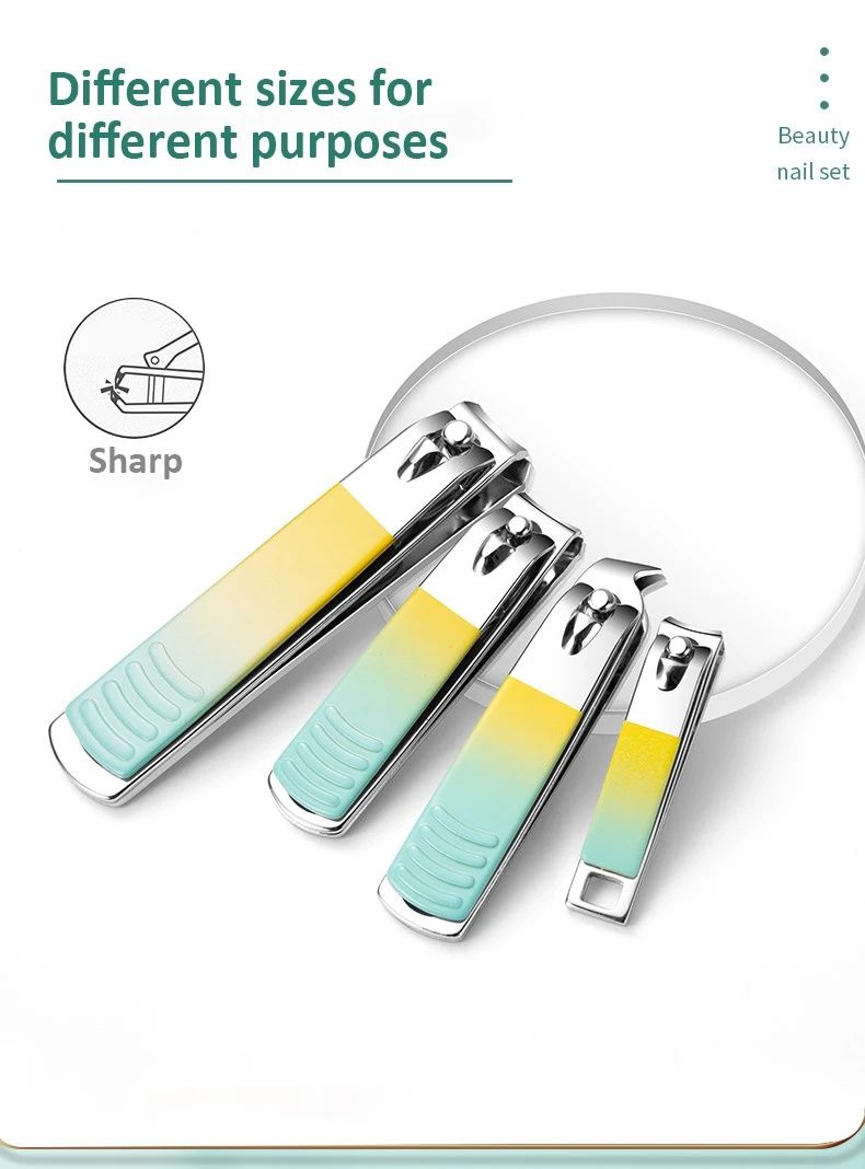 7/10/18pcs Set Professional Stainless Steel Manicure & Pedicure Kit Precision Nail Care with Travel Case with Nail Clipper