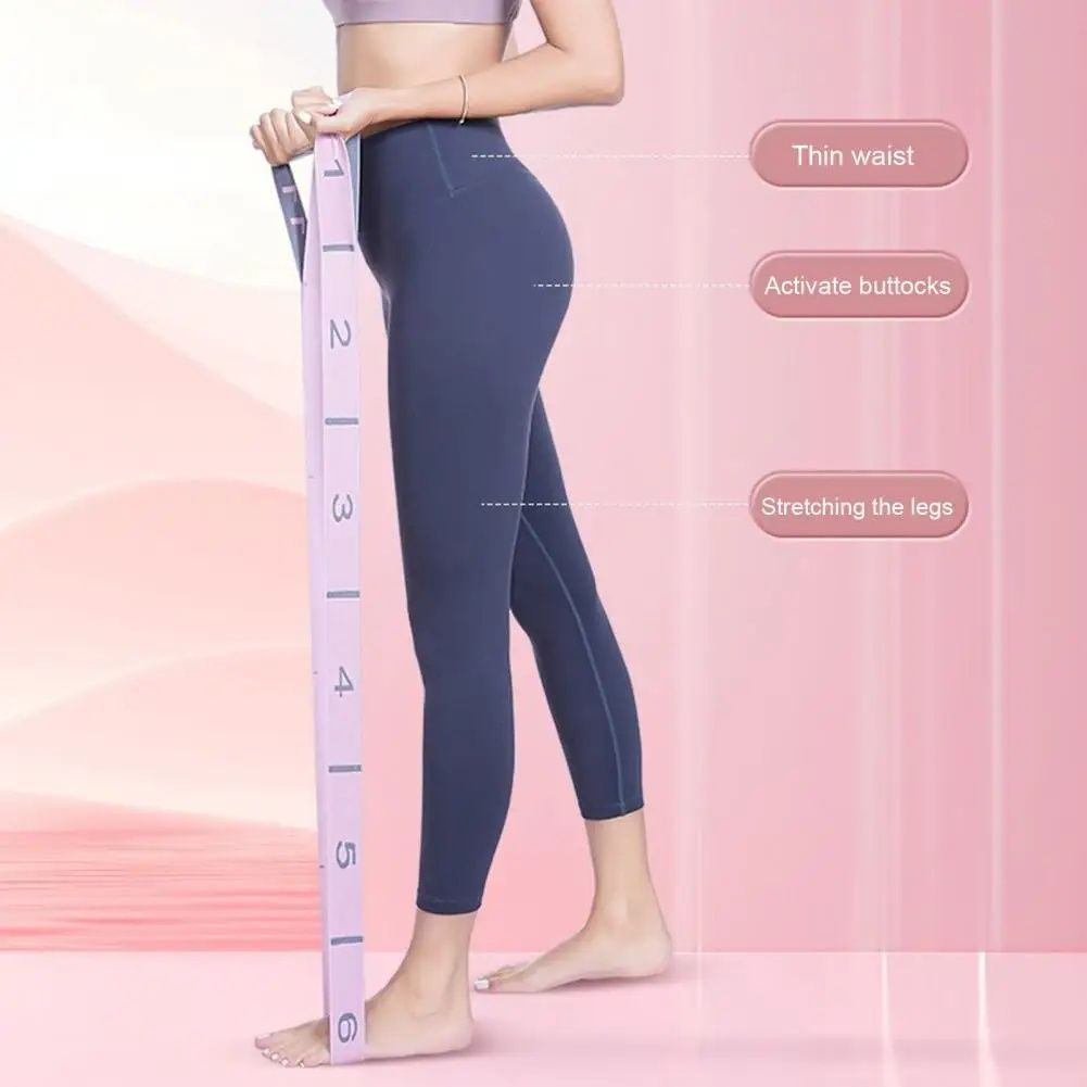 Yoga Stretching Strap with 11 Loop Physical Therapy Pilates Ballet Dance Body Leg Stretcher Elastic Band Home Gym Workout Resist