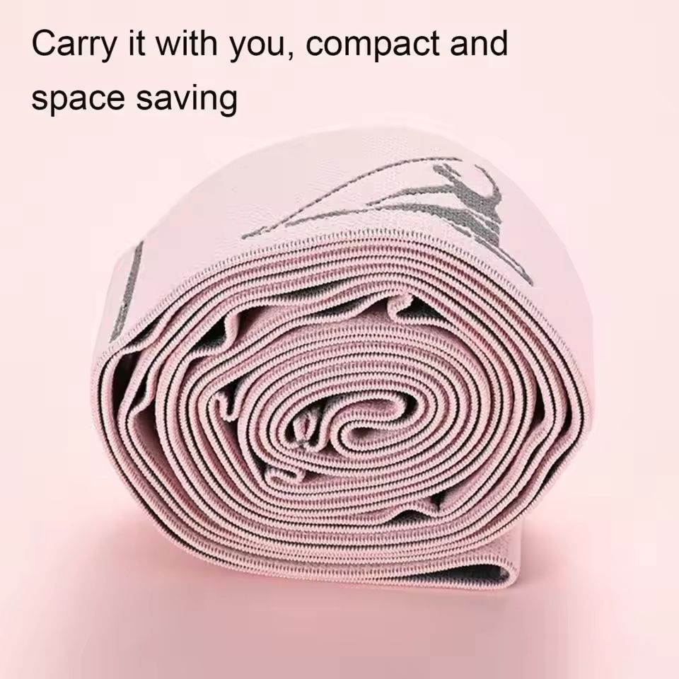 Yoga Stretching Strap with 11 Loop Physical Therapy Pilates Ballet Dance Body Leg Stretcher Elastic Band Home Gym Workout Resist