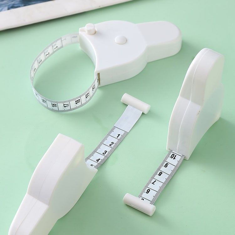 1PC 1.5m Automatic Telescopic Tape Measure Body Waist Circumference Measuring Rule Portable Sewing Tape Measuring Tools E0416