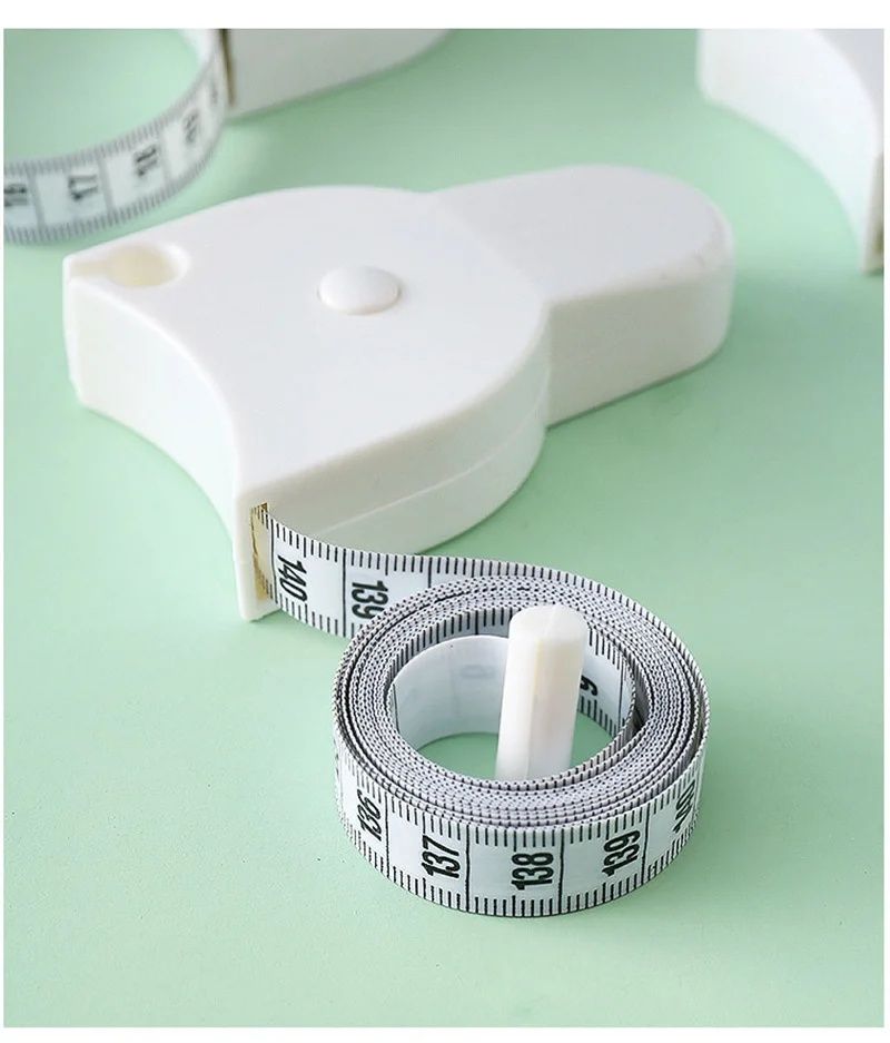 1PC 1.5m Automatic Telescopic Tape Measure Body Waist Circumference Measuring Rule Portable Sewing Tape Measuring Tools E0416