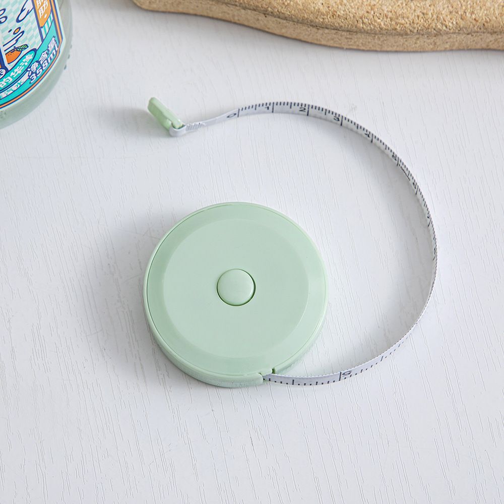 1PC 1.5m Automatic Telescopic Tape Measure Body Waist Circumference Measuring Rule Portable Sewing Tape Measuring Tools E0416