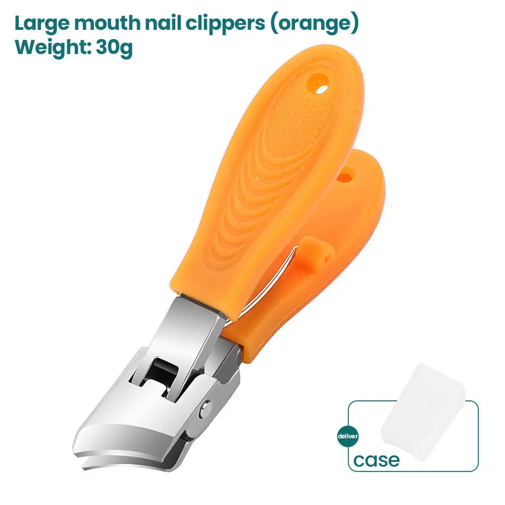Professional Toe Nail Clippers Cutter Ingrown Toenail Tool Thick Nail Dead Skin Dirt Remover Super Sharp Curved Blade Nail Tools E0167