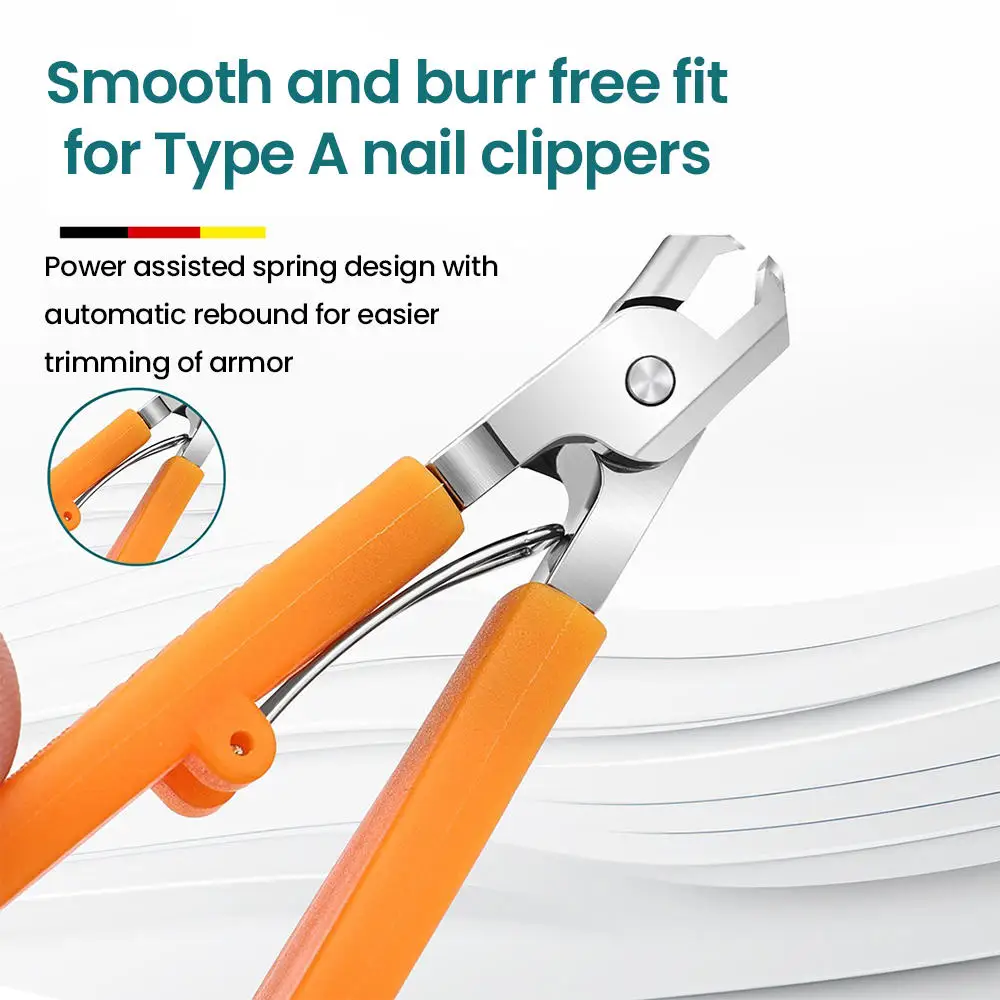 Professional Toe Nail Clippers Cutter Ingrown Toenail Tool Thick Nail Dead Skin Dirt Remover Super Sharp Curved Blade Nail Tools E0167