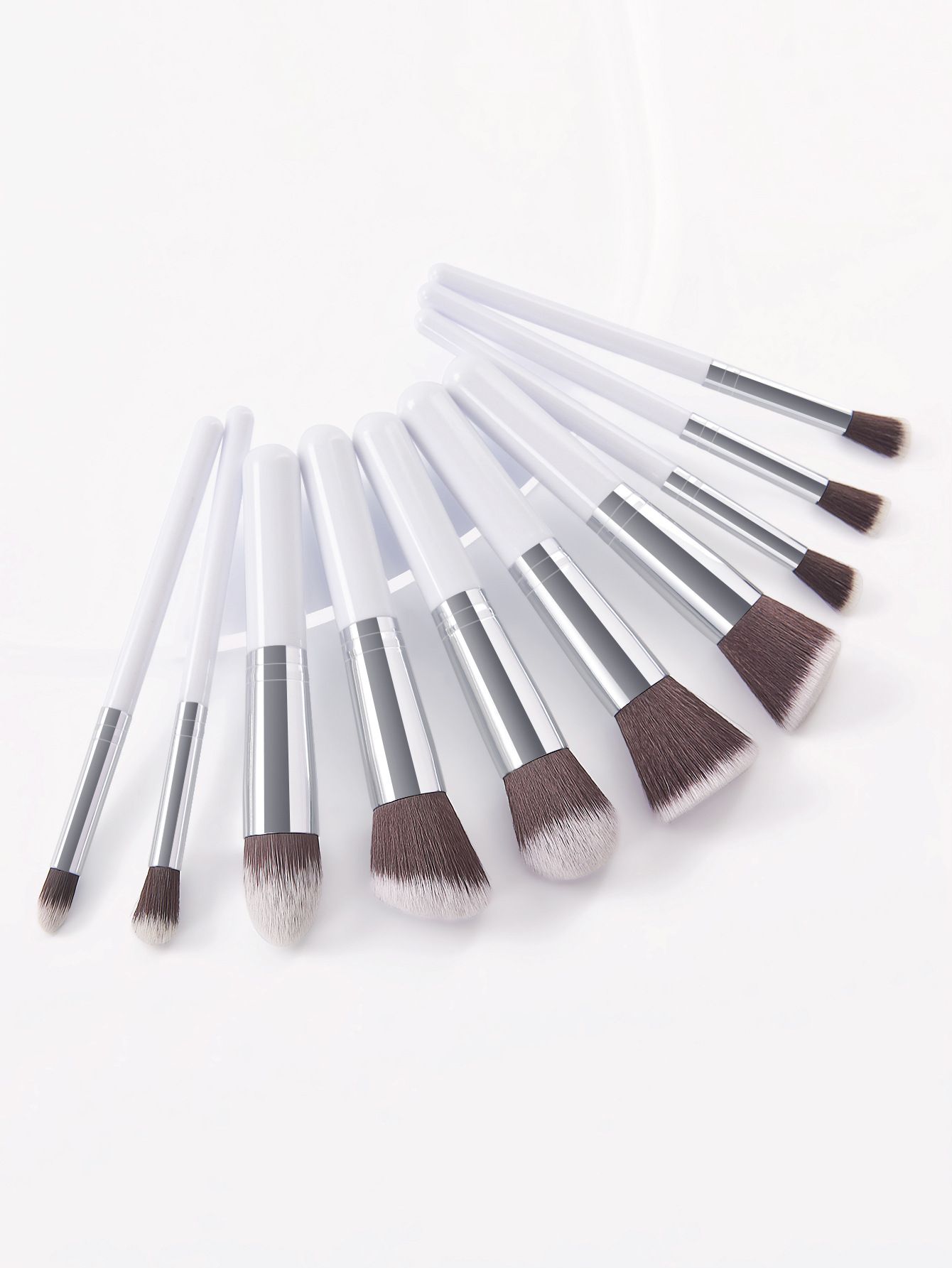 10pcs Synthetic Makeup Brush Set, Cosmetics Foundation Blending, Blush Makeup Tool, New Arrive E0201