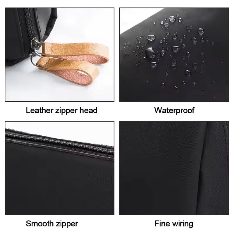 2025 New Women Cosmetic Bag Solid Color Korean Style Makeup Bag Pouch Toiletry Bag Waterproof Makeup Organizer Case luxury bag B0507