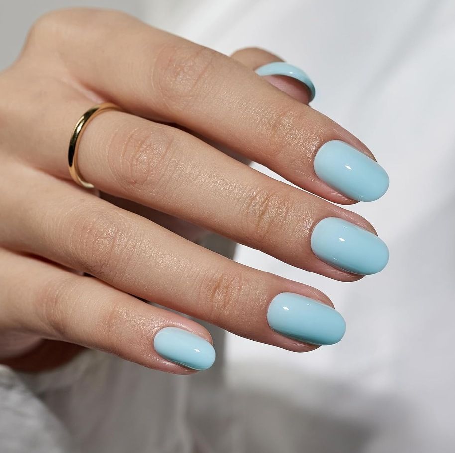 24PCS Short Square Red Solid Full Cover Full Cover Fake Nail Set Cheap Nails Summer Nails Delicate Nails E0121