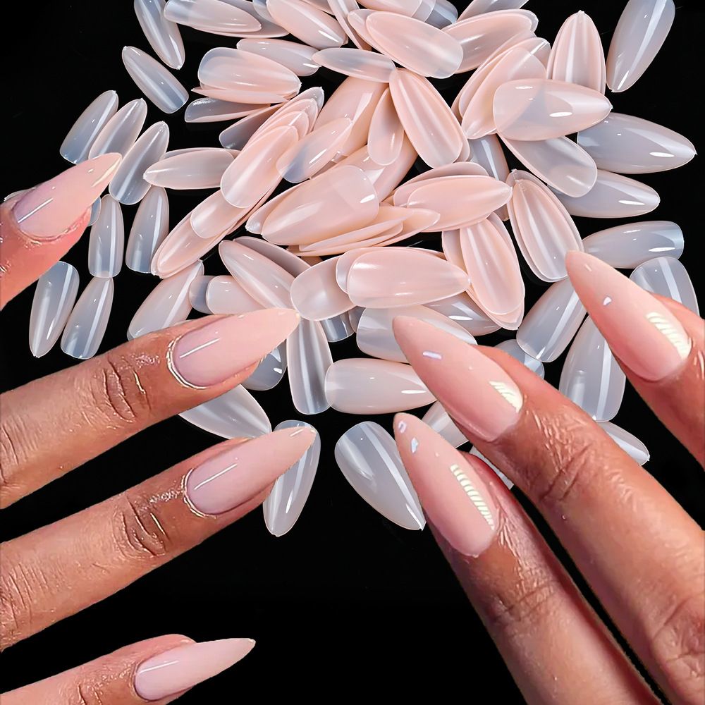 120Pcs/box Medium Length Almond False Nails Natural Nude Color Simple Premium Fake Nail Tips Acrylic Full Cover Press on Nails
E0168