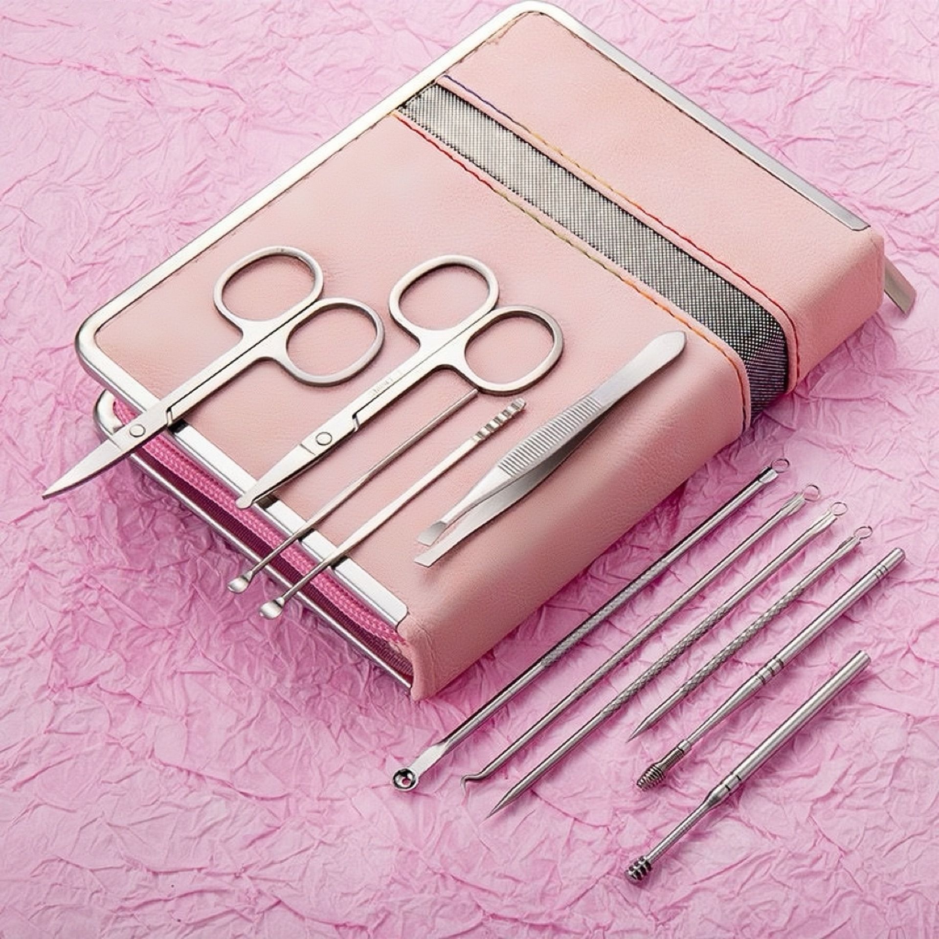 11/26 Piece Set Stainless Steel Nail Clippers Set Household Nail Cutter Suit With Box Trimmer Grooming Manicure Pedicure Nail Tools E0153