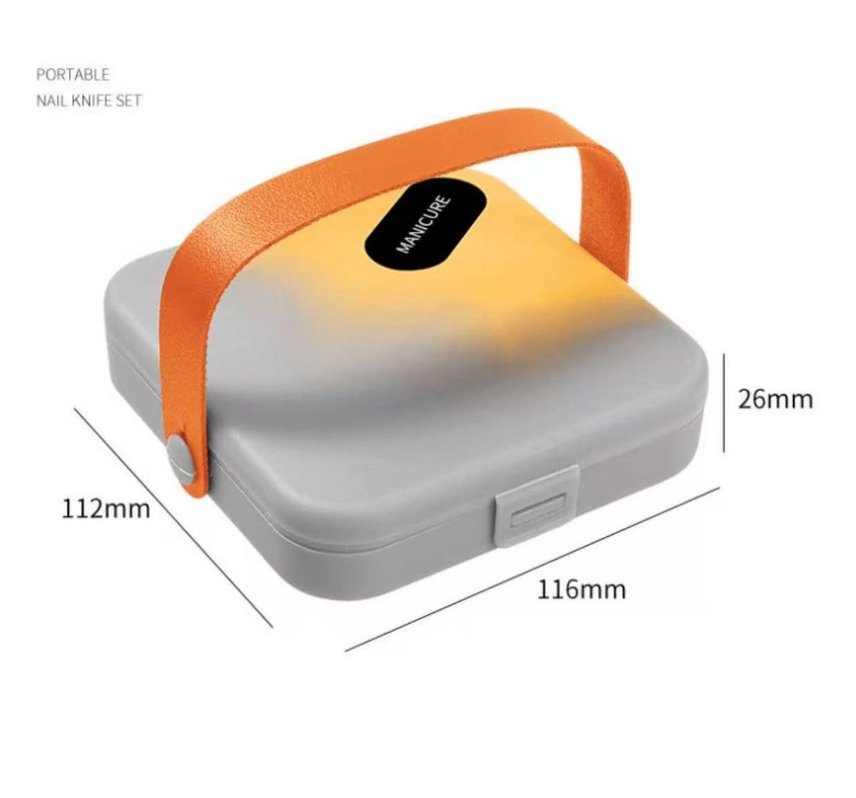 5/7/9PCS Nail Clippers Set with Glass Nail File Stainless Steel Nail Clippers Fingernail Clipper Cutter Manicure Set E0173