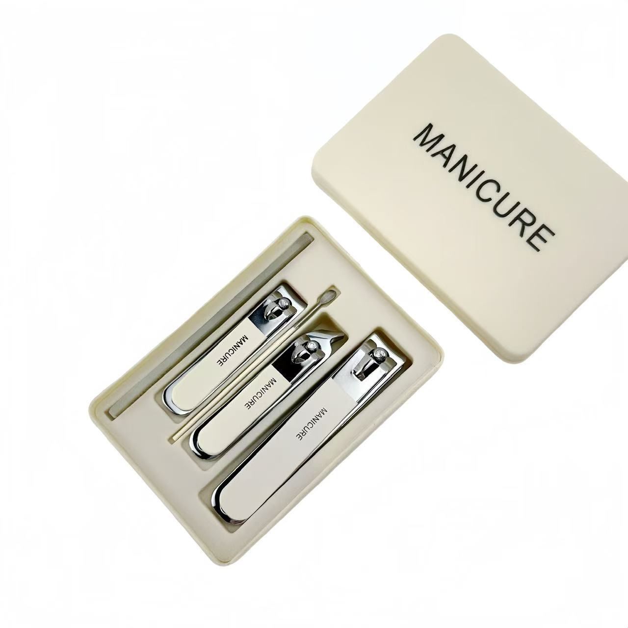 5/7/9PCS Nail Clippers Set with Glass Nail File Stainless Steel Nail Clippers Fingernail Clipper Cutter Manicure Set E0173