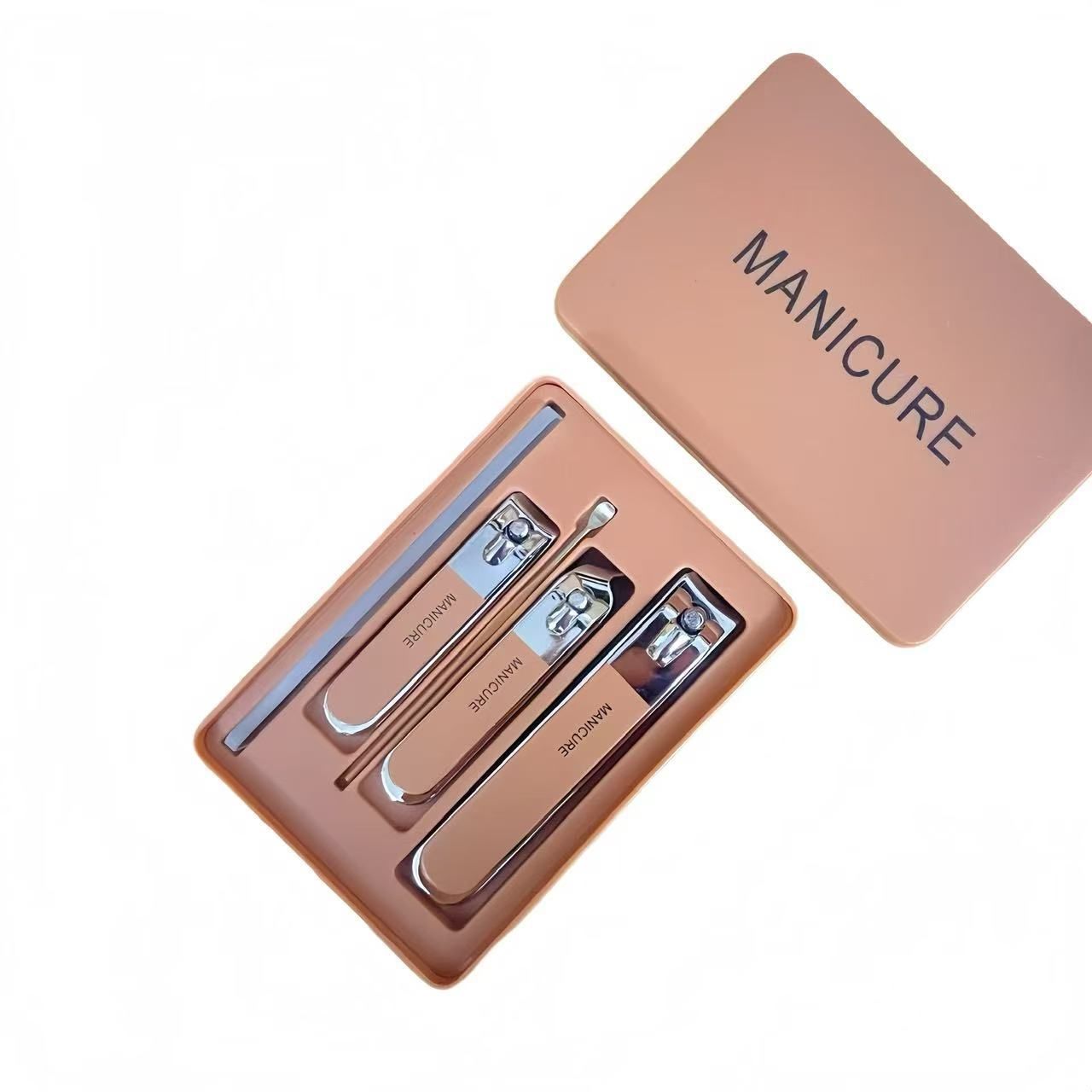 5/7/9PCS Nail Clippers Set with Glass Nail File Stainless Steel Nail Clippers Fingernail Clipper Cutter Manicure Set E0173