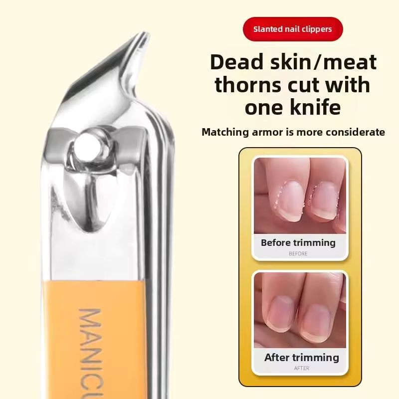 5/7/9PCS Nail Clippers Set with Glass Nail File Stainless Steel Nail Clippers Fingernail Clipper Cutter Manicure Set E0173