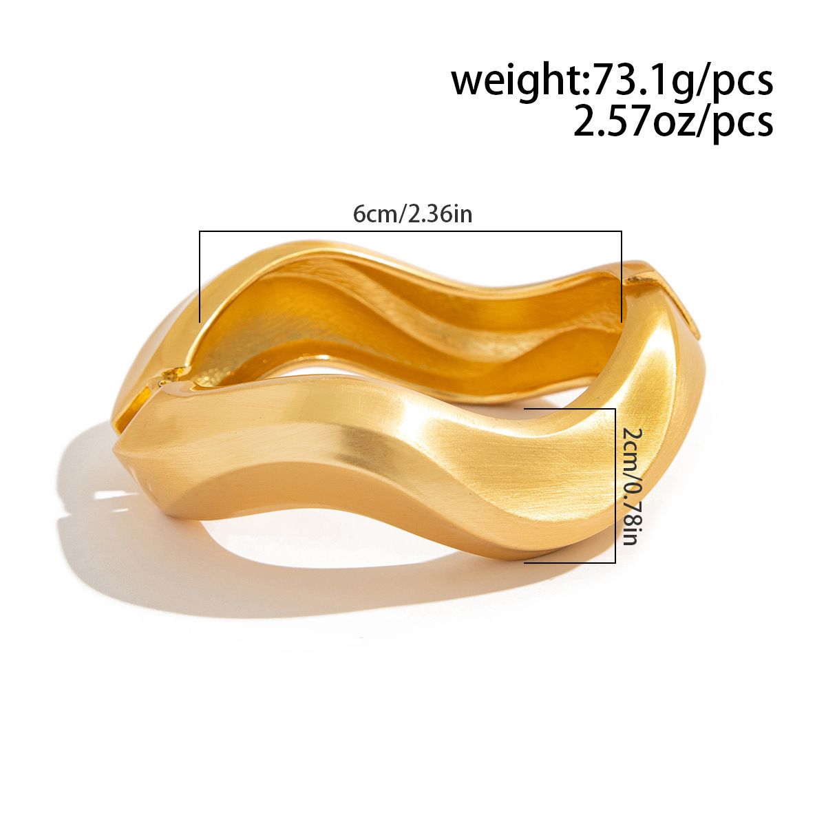 Exaggerated Punk Matte Heavy Metal Chunky Open Bangles for Women Vintage Geometric Spring Bracelets Men Couple Jewelry R0828