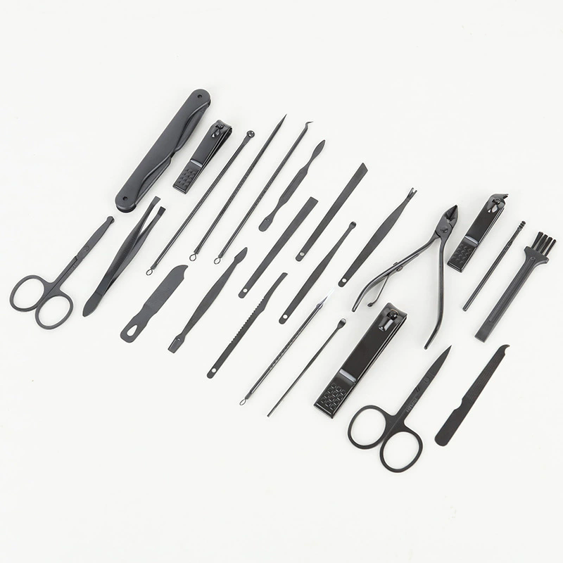 7/10/18pcs Set Professional Stainless Steel Manicure & Pedicure Kit Precision Nail Care with Travel Case with Nail Clipper