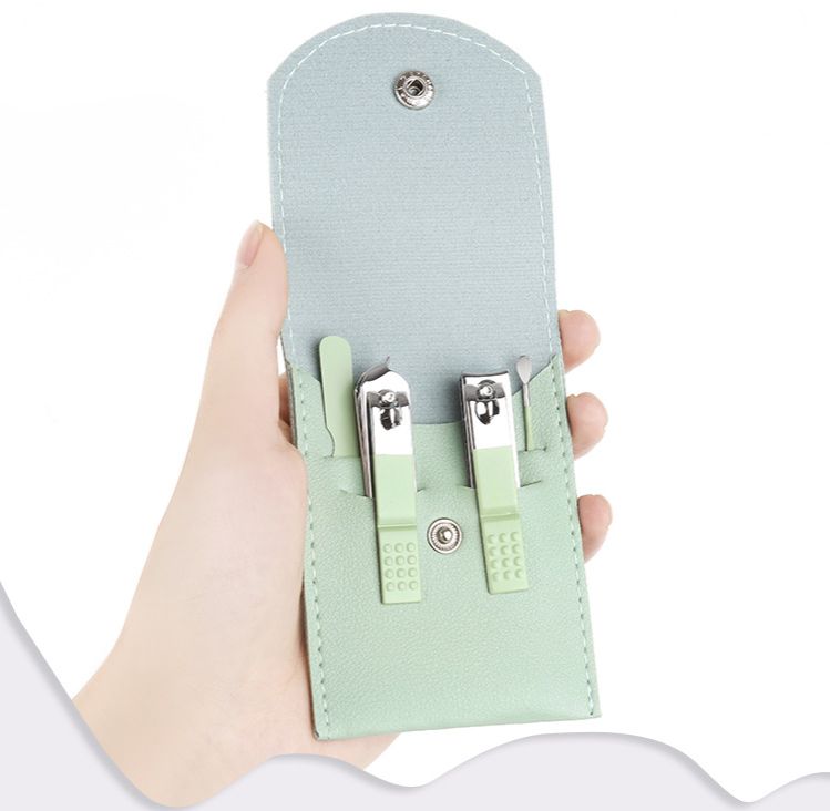 NEW 4/7pcs Professional Nail Clippers and Cuticle Nippers Set with Travel Case Manicure Set Pedicure Sets Nail Clippers E0184