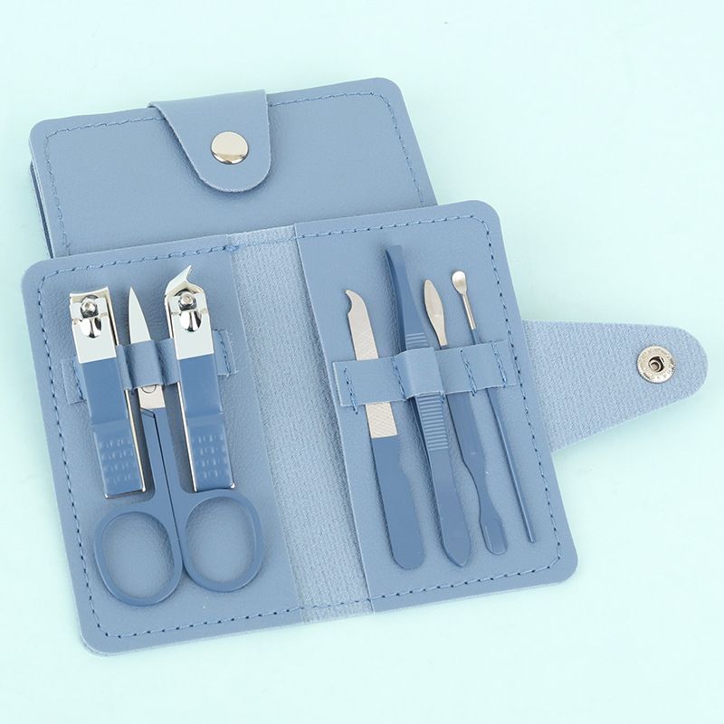 NEW 4/7pcs Professional Nail Clippers and Cuticle Nippers Set with Travel Case Manicure Set Pedicure Sets Nail Clippers E0184