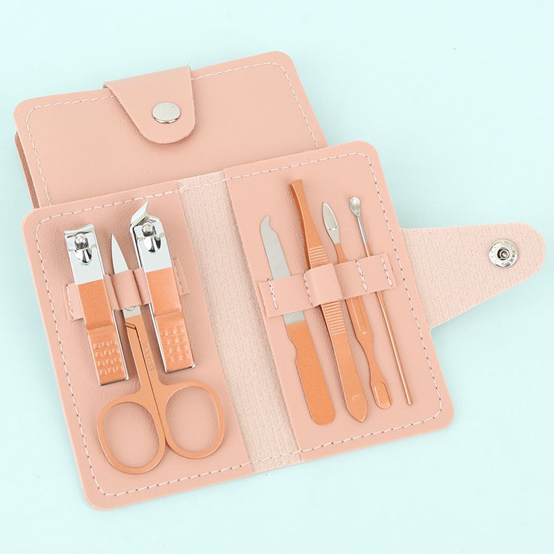 NEW 4/7pcs Professional Nail Clippers and Cuticle Nippers Set with Travel Case Manicure Set Pedicure Sets Nail Clippers E0184