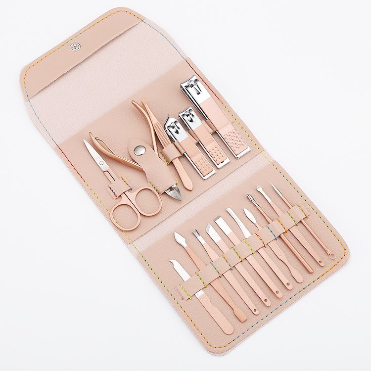 NEW 4/7pcs Professional Nail Clippers and Cuticle Nippers Set with Travel Case Manicure Set Pedicure Sets Nail Clippers E0184