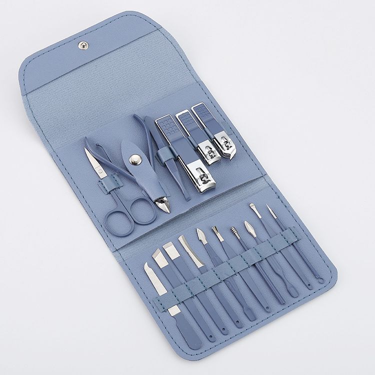 NEW 4/7pcs Professional Nail Clippers and Cuticle Nippers Set with Travel Case Manicure Set Pedicure Sets Nail Clippers E0184