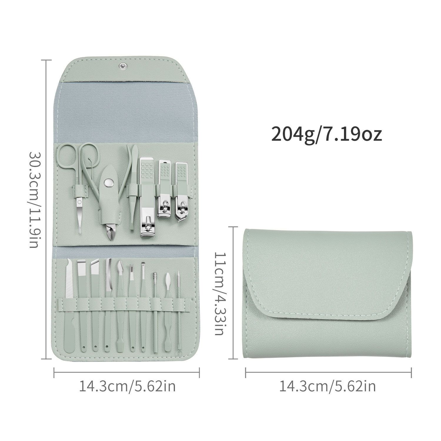 NEW 4/7pcs Professional Nail Clippers and Cuticle Nippers Set with Travel Case Manicure Set Pedicure Sets Nail Clippers E0184