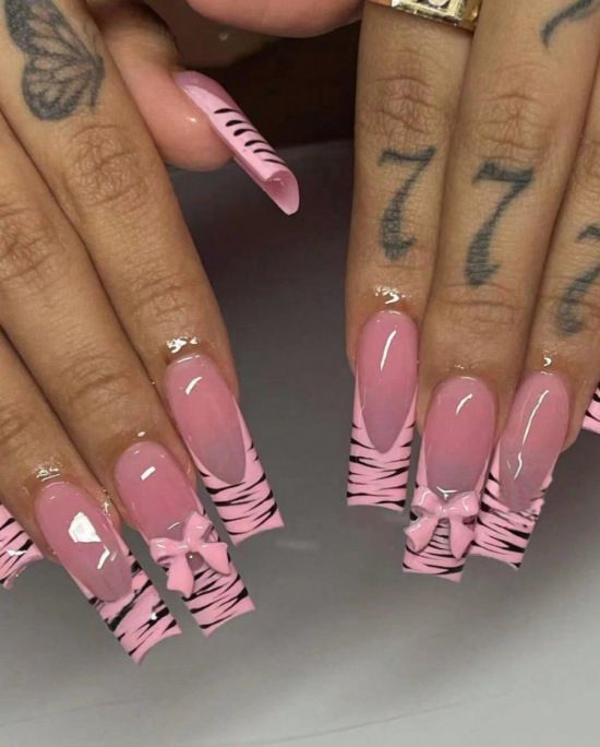 24Pcs Square False Nails with Jelly Glue Wearable Red Long Coffin Fake Nails Rhinestone Design Ballet Full Cover Press on Nails Tips