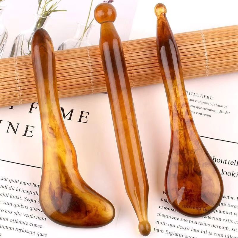 Face Lifting Guasha Resin Scraping Massage Facial Scraper Tool Eye SPA Massage Plate Reduce Puffiness Nose Lifting Nose Massager