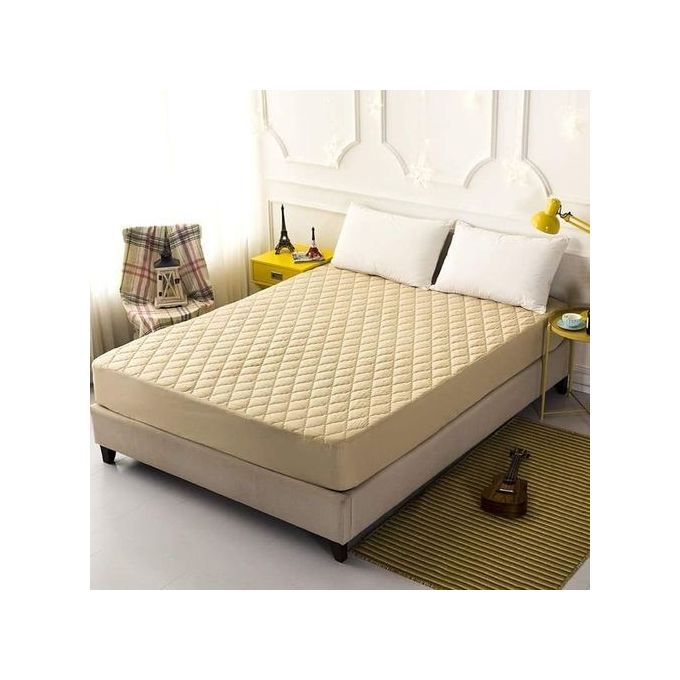 Waterproof Mattress Protector & Cover - Terry Cotton Surface, Fitted Sheet Style, Machine Washable  Breathable, and Noiseless Protection for Your Bed