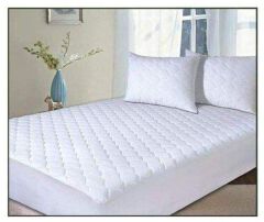 Waterproof Mattress Protector & Cover - Terry Cotton Surface, Fitted Sheet Style, Machine Washable  Breathable, and Noiseless Protection for Your Bed