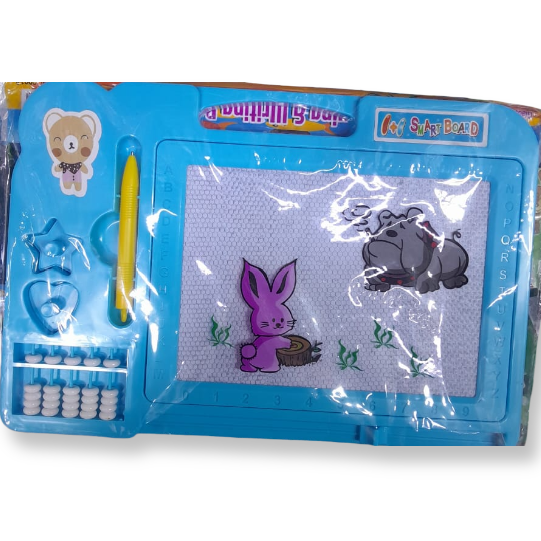 Magnetic Kids Drawing Board – Educational Doodle Sketch Pad with Pen & Shapes – Reusable, Mess-Free Creative Toy for Toddlers & Children – Fun Learning Tool