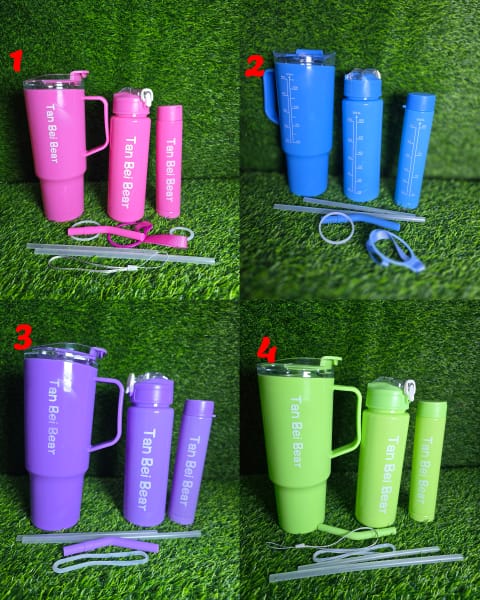 3-in-1 Stanley Cup Drinking Water Bottle – Versatile | Durable | Stylish designed for versatility and convenience. Gym, office, traveling, or just relaxing at home.