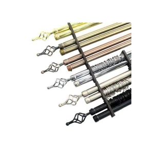 Exclusive Double rod curtain rods with complete brackets.