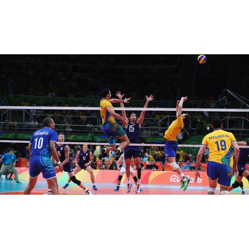 FIVB Official Size Volleyball – Durable PU Leather Ball for Outdoor & Indoor Play – Ideal for Training, School, Beach & Match Use