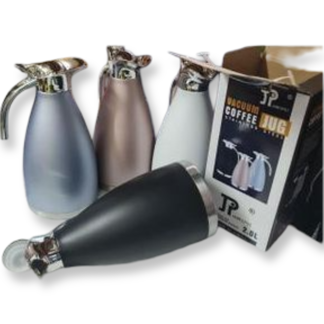 Jamespot JP Series High-Grade Stainless Steel Vacuum Flask – Double Wall Thermal Hot & Cold Insulated Bottle for Travel, Office & Home Use Leak-proof, rust-resistant, and stylishly design