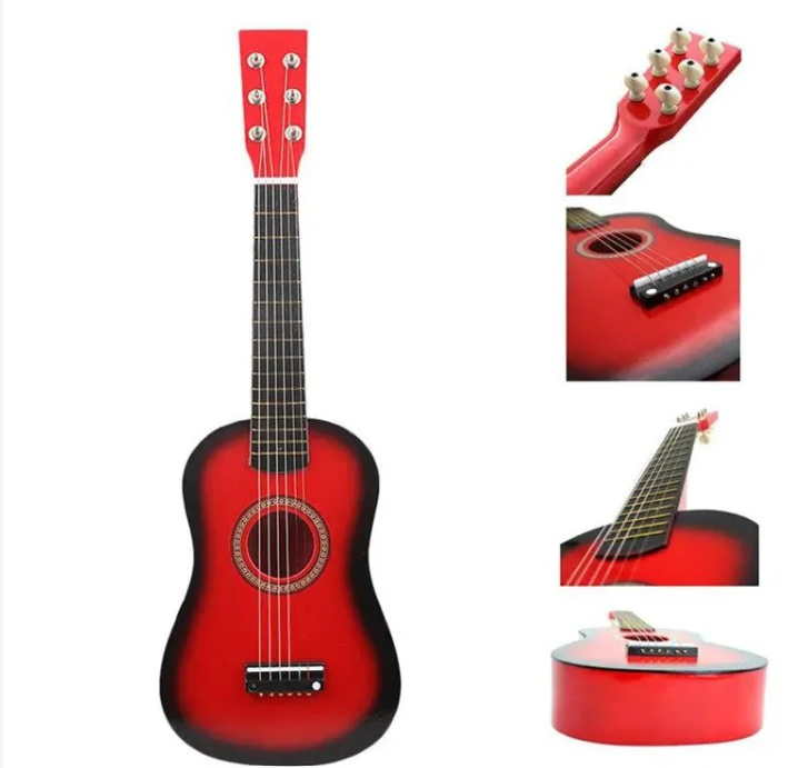 Mini Acoustic Guitar for Kids – Fun Musical Instrument for Beginners Lightweight and child-friendly design Real guitar sound Perfect gift for birthdays or holidays