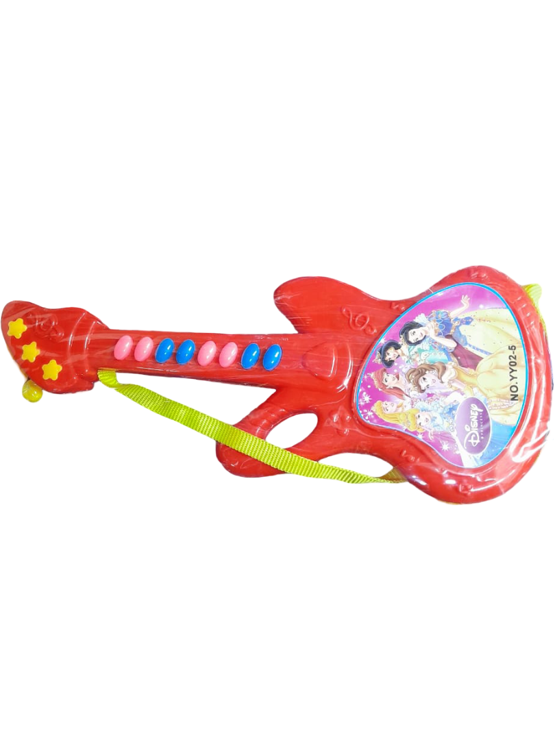 Disney Princess Electric Kids Guitar Toy – Colorful Musical Fun for Toddlers & Kids Vibrant colors, Fun sound effects, Lightweight Design