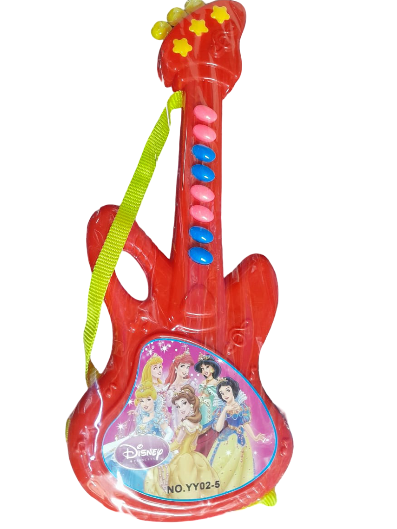 Disney Princess Electric Kids Guitar Toy – Colorful Musical Fun for Toddlers & Kids Vibrant colors, Fun sound effects, Lightweight Design