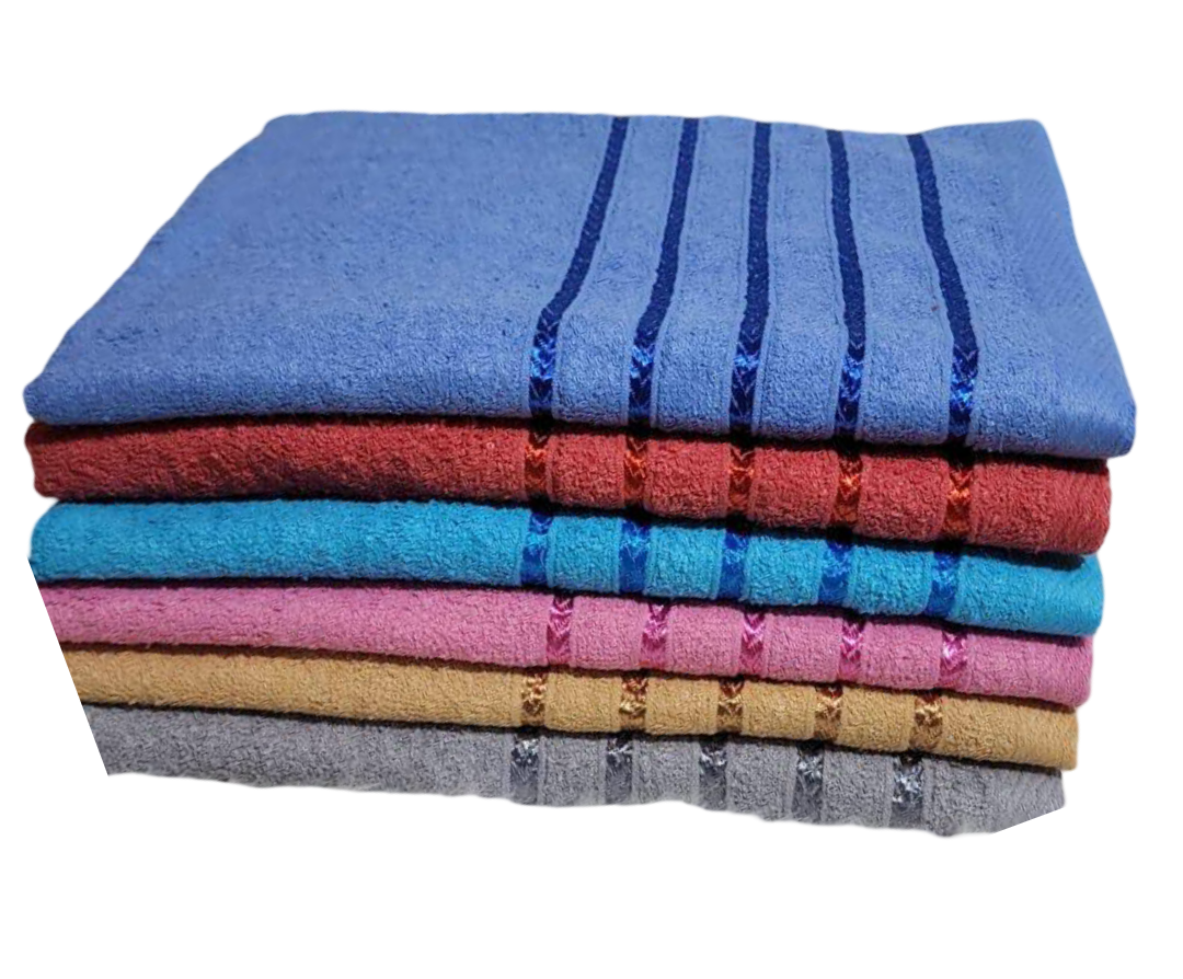 Medium Bath Towel - Soft, Absorbent, Quick-Dry Cotton Towel for Bathroom, Shower, and Travel Crafted from 100% Premium Cotton for Exceptional Softness, Absorbency, and Durability