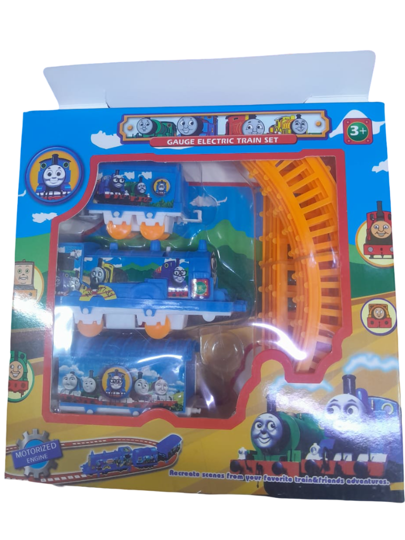 Fun Kids Electric Train Set - Battery Operated with Lights, Sounds, and Tracks, Perfect Educational Toy for Boys and Girls Crafted with safe, Durable materials