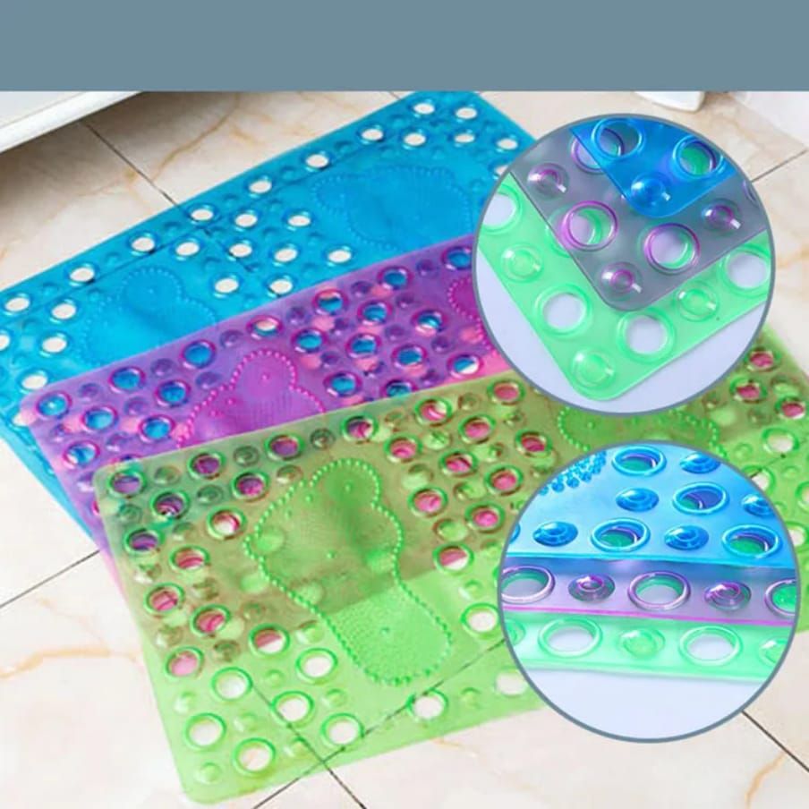 Anti-Slip Bathroom Mats – Soft, Absorbent, Quick-Dry & Washable Floor Rugs for Home Safety & Comfort