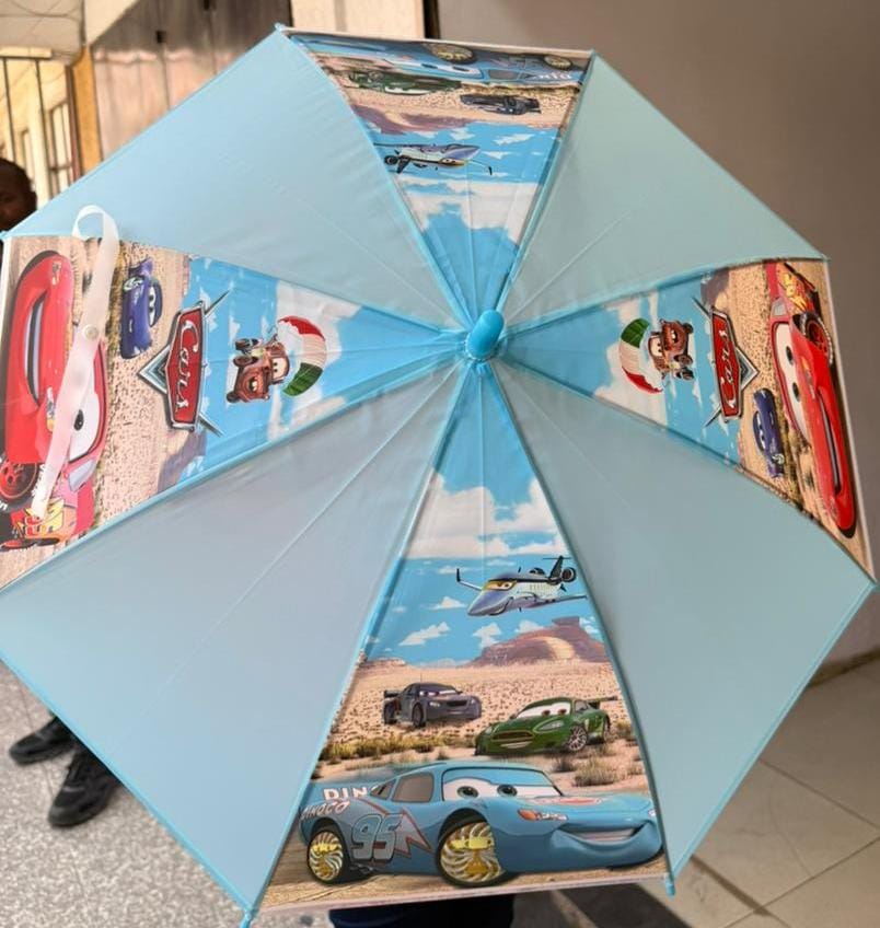 Colorful Kids Umbrella – Lightweight, Windproof & UV-Protected with Cartoon Prints for Boys & Girls Child-Friendly Design, Durable & Windproof, UV Protection, Compact & Lightweight