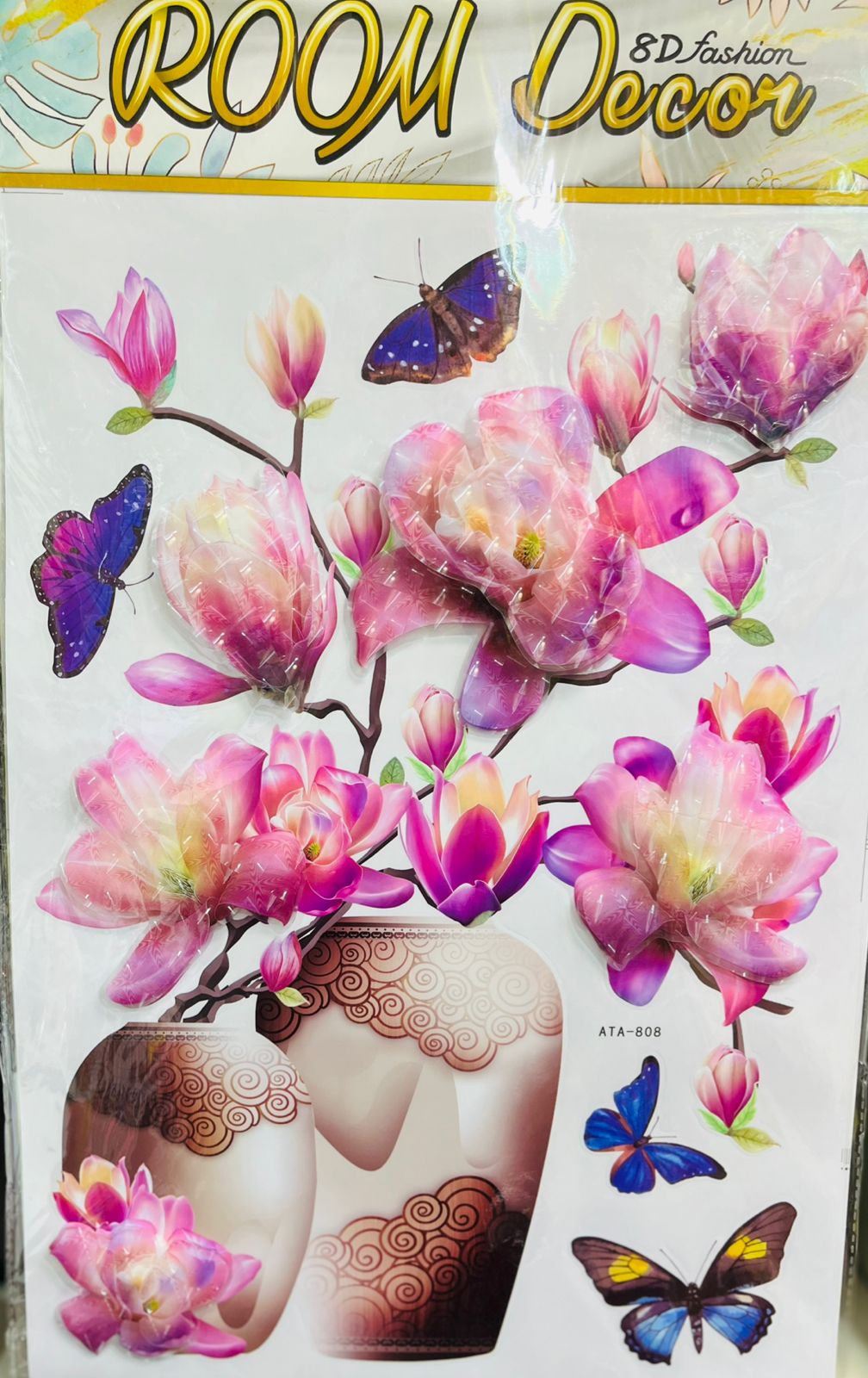 Elegant 3D Flower Wall Décor – Stylish Home Art for Living Room, Bedroom & Hallway Accent Crafted for Modern and classic interiors, it's perfect for brightening up your living room, bedroom, hallway