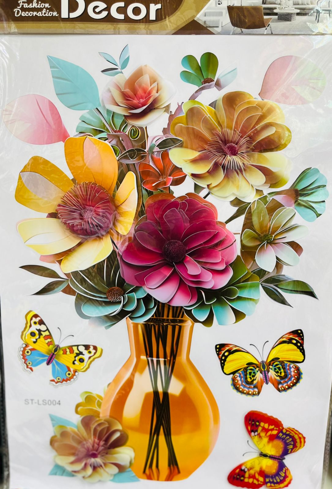 Elegant 3D Flower Wall Décor – Stylish Home Art for Living Room, Bedroom & Hallway Accent Crafted for Modern and classic interiors, it's perfect for brightening up your living room, bedroom, hallway