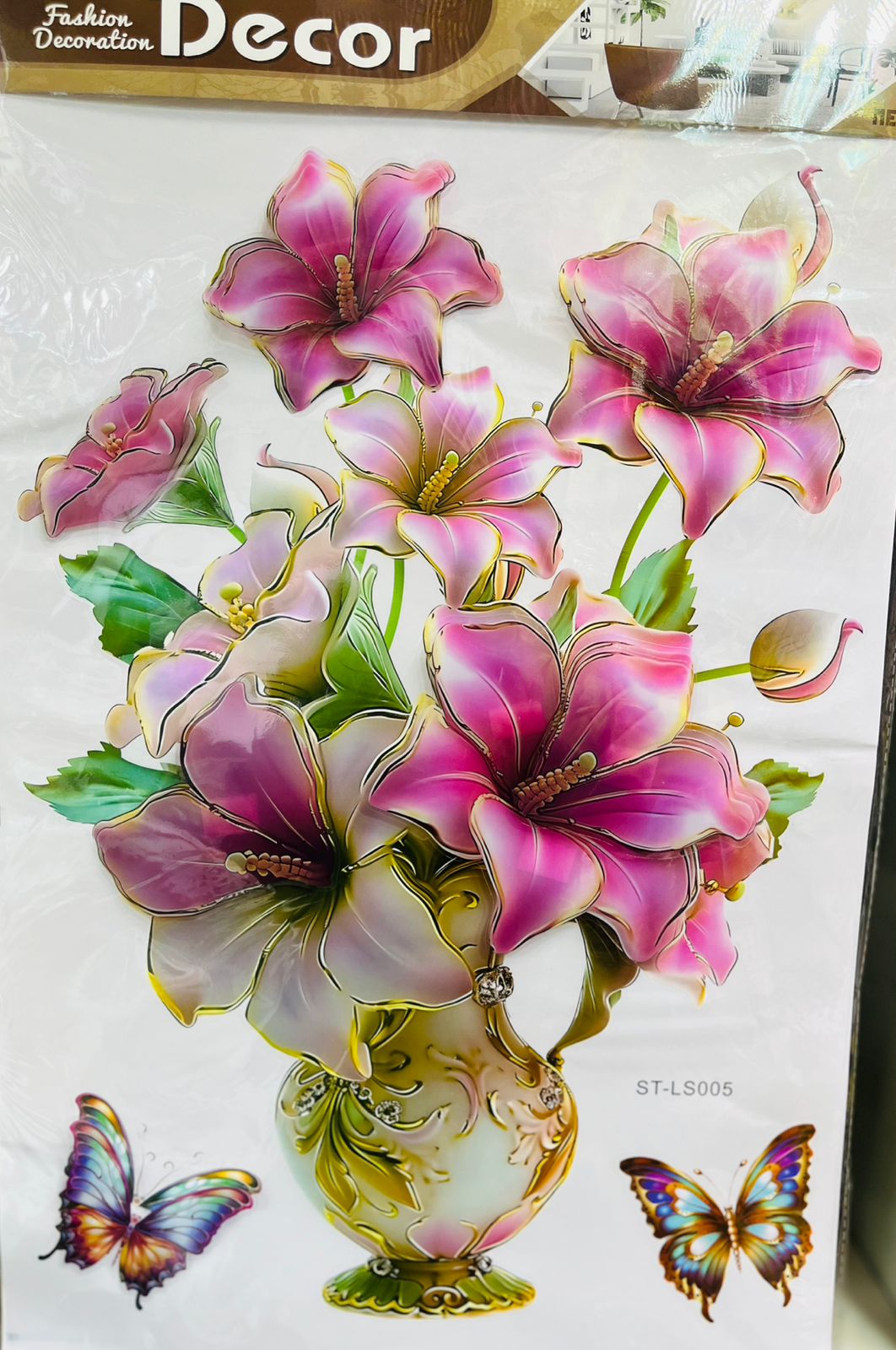 Elegant 3D Flower Wall Décor – Stylish Home Art for Living Room, Bedroom & Hallway Accent Crafted for Modern and classic interiors, it's perfect for brightening up your living room, bedroom, hallway