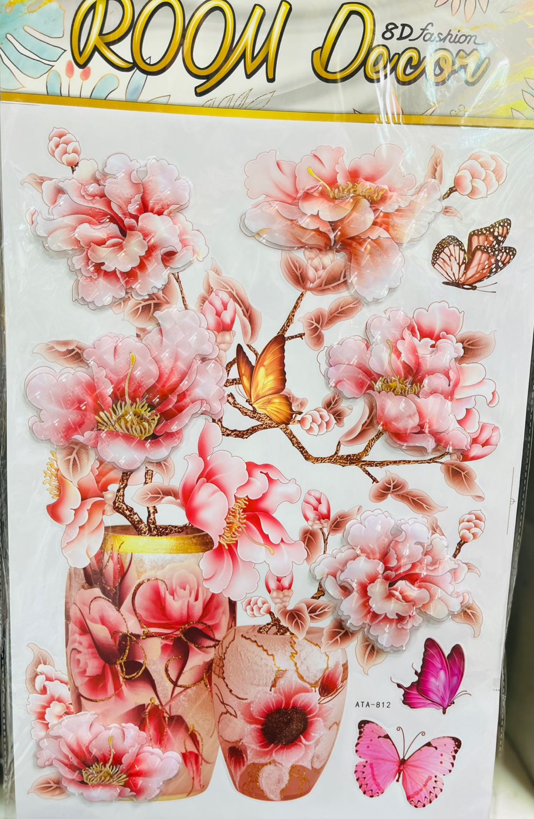 Elegant 3D Flower Wall Décor – Stylish Home Art for Living Room, Bedroom & Hallway Accent Crafted for Modern and classic interiors, it's perfect for brightening up your living room, bedroom, hallway