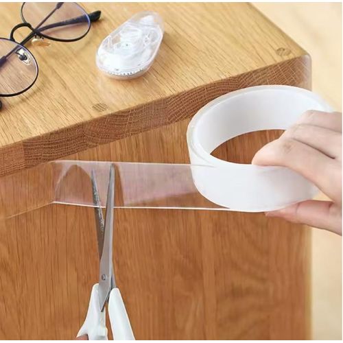 Strong Double-Sided Cello Tape –Heavy Duty Adhesive Mounting Tape for Wall, Décor, DIY & Office Use Great for Mounting photos, hooks, Signs, Car accessories  No drilling or Damage to walls,Glass,Tiles