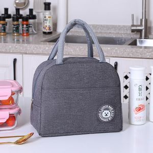 Insulated Lunch Box Portable  Canvas Lunch Bag Thermal Food Picnic Lunch Bags For Women & Kid Capacity-6 liters With tin foil inside, can use as both insulated and cooler.
