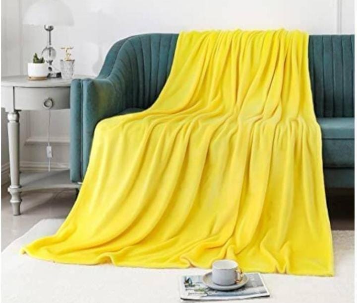 Soft and Warm 6 by 6ft Fleece blanket portable to use for covering you anywhere. Livingroom, office, outdoor, in the car