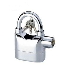 Tuff Kinbar Alarm Lock maximum security with 3 keys  Security Padlock with Loud 120dB Alarm - Anti-Theft  Lock for Gates, Lockers, Storage Units & Travel Luggage