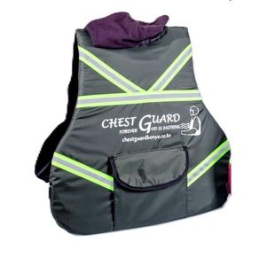 Pro Motorcycle Chest Guard with Collar - RiderShield Impact-Resistant, Lightweight & Adjustable for Men/Women Adjustable Fit Chest Protector with Collar Riding gear Impact Protection Bike accessories